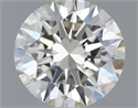 Natural Diamond 0.61 Carats, Round with Excellent Cut, J Color, IF Clarity and Certified by IGI