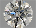 Natural Diamond 0.58 Carats, Round with Excellent Cut, I Color, VS1 Clarity and Certified by IGI