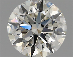 Picture of Natural Diamond 0.58 Carats, Round with Excellent Cut, I Color, VS1 Clarity and Certified by IGI