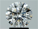 Natural Diamond 2.01 Carats, Round with Excellent Cut, I Color, SI1 Clarity and Certified by GIA