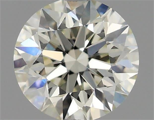 Picture of Natural Diamond 0.52 Carats, Round with Excellent Cut, J Color, VVS2 Clarity and Certified by IGI