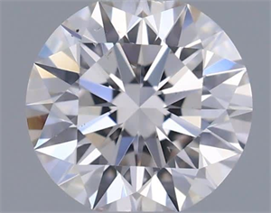 Picture of Natural Diamond 0.55 Carats, Round with Excellent Cut, I Color, VS2 Clarity and Certified by IGI