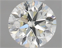 Natural Diamond 0.50 Carats, Round with Very Good Cut, J Color, IF Clarity and Certified by IGI