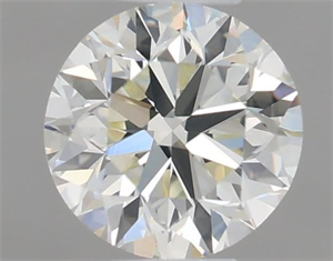 Picture of Natural Diamond 0.50 Carats, Round with Very Good Cut, J Color, IF Clarity and Certified by IGI