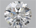 Natural Diamond 2.01 Carats, Round with Excellent Cut, H Color, SI2 Clarity and Certified by GIA