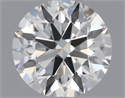 Natural Diamond 0.40 Carats, Round with Excellent Cut, H Color, IF Clarity and Certified by IGI