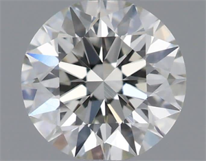 Picture of Natural Diamond 0.43 Carats, Round with Excellent Cut, H Color, VS2 Clarity and Certified by IGI