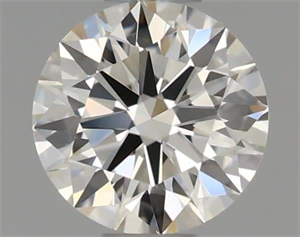 Picture of Natural Diamond 0.46 Carats, Round with Excellent Cut, I Color, IF Clarity and Certified by IGI