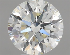 Picture of Natural Diamond 0.45 Carats, Round with Excellent Cut, J Color, VVS1 Clarity and Certified by IGI