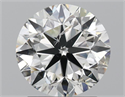 Natural Diamond 2.00 Carats, Round with Very Good Cut, K Color, I1 Clarity and Certified by GIA