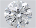 Natural Diamond 1.77 Carats, Round with Excellent Cut, F Color, VS2 Clarity and Certified by GIA