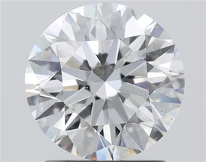 Picture of Natural Diamond 1.77 Carats, Round with Excellent Cut, F Color, VS2 Clarity and Certified by GIA