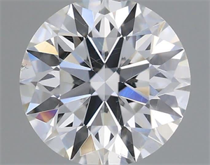 Picture of Natural Diamond 0.42 Carats, Round with Excellent Cut, G Color, SI1 Clarity and Certified by GIA