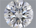 Natural Diamond 0.40 Carats, Round with Excellent Cut, H Color, VVS2 Clarity and Certified by GIA