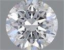 Natural Diamond 0.47 Carats, Round with Excellent Cut, F Color, SI2 Clarity and Certified by GIA