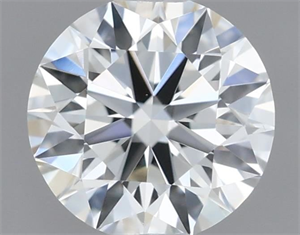 Picture of Natural Diamond 0.40 Carats, Round with Excellent Cut, I Color, VS1 Clarity and Certified by GIA