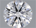 Natural Diamond 0.42 Carats, Round with Excellent Cut, F Color, SI1 Clarity and Certified by GIA