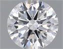 Natural Diamond 0.42 Carats, Round with Excellent Cut, F Color, SI1 Clarity and Certified by GIA