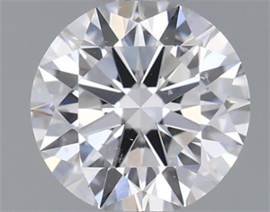 Picture of Natural Diamond 0.42 Carats, Round with Excellent Cut, F Color, SI1 Clarity and Certified by GIA