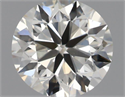 Natural Diamond 0.60 Carats, Round with Very Good Cut, K Color, VS2 Clarity and Certified by GIA