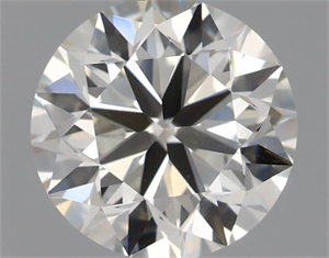 Picture of Natural Diamond 0.60 Carats, Round with Very Good Cut, K Color, VS2 Clarity and Certified by GIA