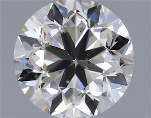 Picture of Natural Diamond 0.50 Carats, Round with Good Cut, K Color, SI1 Clarity and Certified by GIA