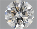 Natural Diamond 0.51 Carats, Round with Excellent Cut, I Color, SI1 Clarity and Certified by GIA