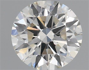 Picture of Natural Diamond 0.51 Carats, Round with Excellent Cut, I Color, SI1 Clarity and Certified by GIA