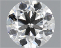 Natural Diamond 0.70 Carats, Round with Very Good Cut, K Color, SI2 Clarity and Certified by GIA