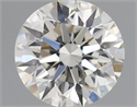 Natural Diamond 0.53 Carats, Round with Excellent Cut, J Color, VS1 Clarity and Certified by GIA