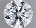 Natural Diamond 0.40 Carats, Round with Excellent Cut, F Color, SI1 Clarity and Certified by GIA