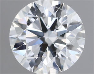 Picture of Natural Diamond 0.40 Carats, Round with Excellent Cut, F Color, SI1 Clarity and Certified by GIA