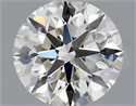 Natural Diamond 0.45 Carats, Round with Excellent Cut, K Color, VS2 Clarity and Certified by GIA