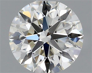 Picture of Natural Diamond 0.45 Carats, Round with Excellent Cut, K Color, VS2 Clarity and Certified by GIA