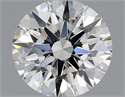 Natural Diamond 0.40 Carats, Round with Excellent Cut, J Color, VS2 Clarity and Certified by GIA