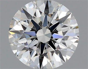 Picture of Natural Diamond 0.40 Carats, Round with Excellent Cut, J Color, VS2 Clarity and Certified by GIA