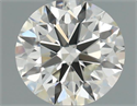 Natural Diamond 0.40 Carats, Round with Excellent Cut, H Color, VVS2 Clarity and Certified by IGI