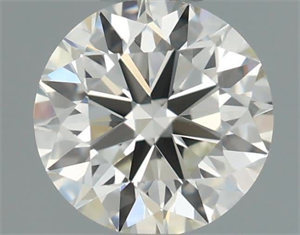 Picture of Natural Diamond 0.40 Carats, Round with Excellent Cut, H Color, VVS2 Clarity and Certified by IGI