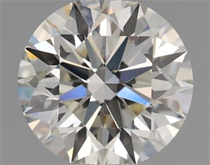 Picture of Natural Diamond 0.43 Carats, Round with Excellent Cut, J Color, VS1 Clarity and Certified by GIA