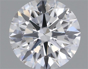 Picture of Natural Diamond 0.40 Carats, Round with Excellent Cut, D Color, SI1 Clarity and Certified by GIA