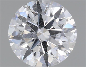 Picture of Natural Diamond 0.40 Carats, Round with Excellent Cut, D Color, I1 Clarity and Certified by GIA