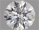 Natural Diamond 0.40 Carats, Round with Excellent Cut, D Color, VS2 Clarity and Certified by GIA