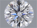 Natural Diamond 0.40 Carats, Round with Excellent Cut, D Color, VS2 Clarity and Certified by GIA