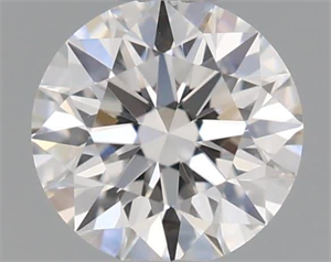 Picture of Natural Diamond 0.40 Carats, Round with Excellent Cut, F Color, VVS2 Clarity and Certified by GIA