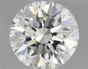 Picture of Natural Diamond 0.40 Carats, Round with Very Good Cut, H Color, SI1 Clarity and Certified by GIA