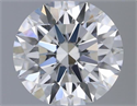 Natural Diamond 0.40 Carats, Round with Excellent Cut, G Color, VVS1 Clarity and Certified by GIA