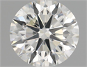 Natural Diamond 0.40 Carats, Round with Very Good Cut, J Color, SI1 Clarity and Certified by GIA