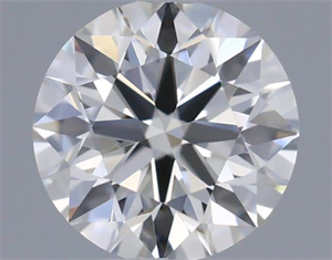 Picture of Natural Diamond 0.40 Carats, Round with Excellent Cut, I Color, VVS2 Clarity and Certified by GIA