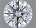 Natural Diamond 0.40 Carats, Round with Excellent Cut, H Color, VVS2 Clarity and Certified by GIA