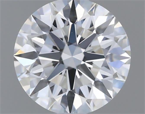 Picture of Natural Diamond 0.40 Carats, Round with Excellent Cut, H Color, VVS2 Clarity and Certified by GIA